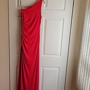 One should floor length gown